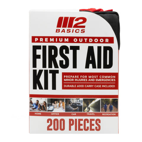 200 Piece First Aid Kit for Home, Outdoors, Travel, Car