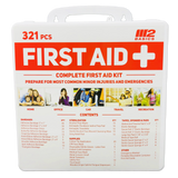 Complete 321 Piece Emergency First Aid Kit | Business & Home Medical Supplies