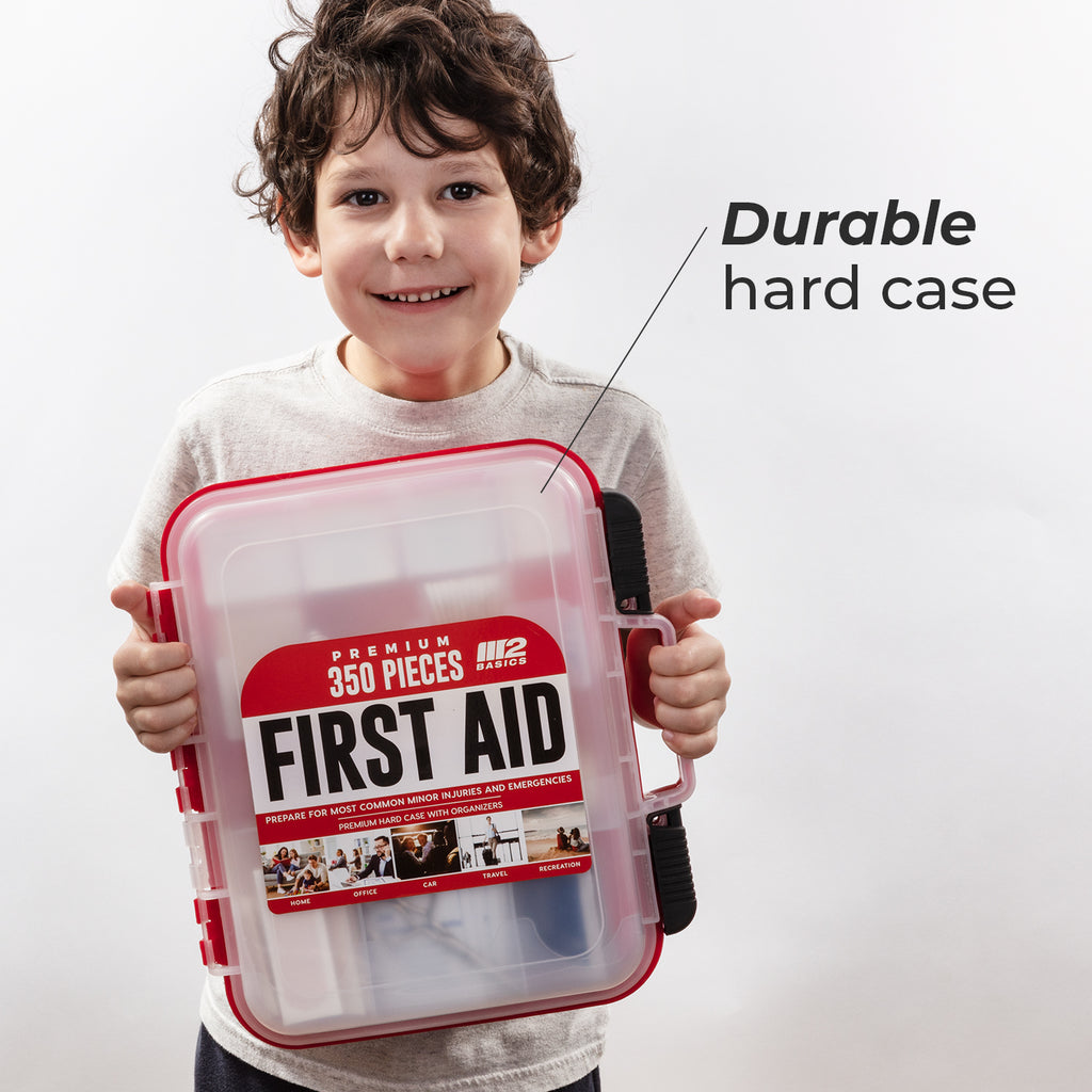 Professional 350 Piece Emergency First Aid Kit | Business & Home Medic ...