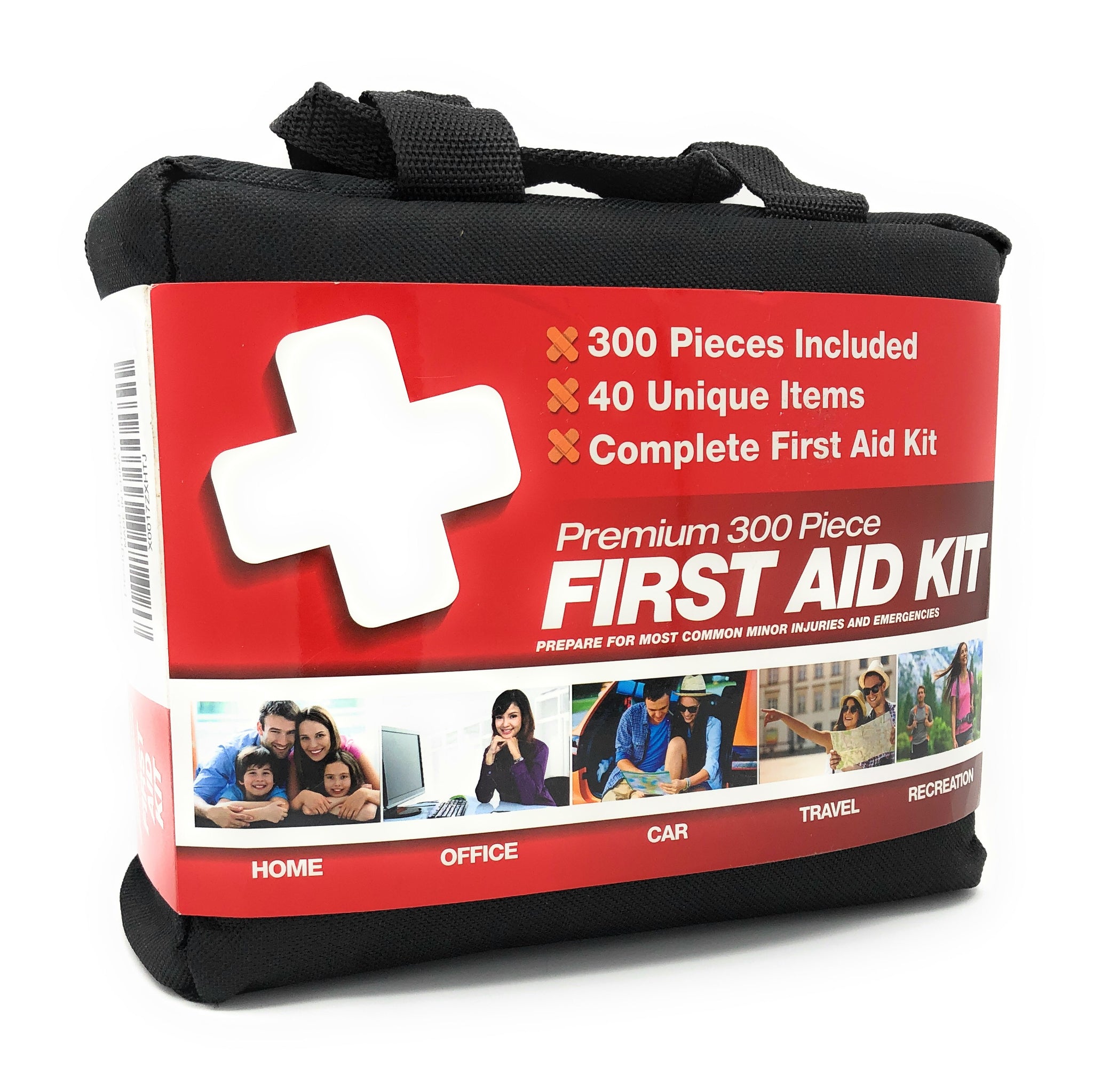 Professional 300 Piece (40 Unique Items) First Aid Kit | Emergency